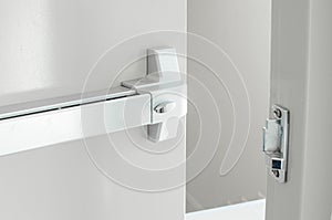 New modern emergency fire exit door