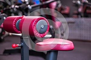 New and modern Gym equipment in fitnes centre