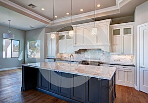 New Modern Home Mansion Kitchen photo