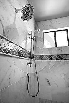 New Modern Home Master Shower