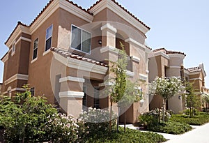 New modern homes in the Arizona desert