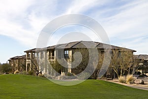 New modern luxury golf course homes