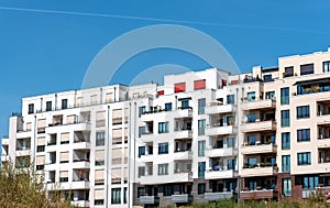 New modern multi-family apartment buildings