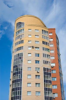 New modern multistory house