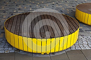 New modern outdoor furniture to sit on