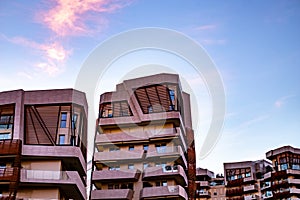 New modern residential building houses of City Life business and residential district, in Milan, Italy