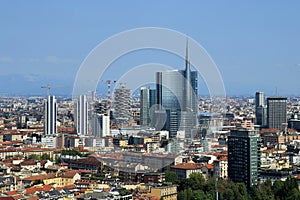 New modern skyline in Milan