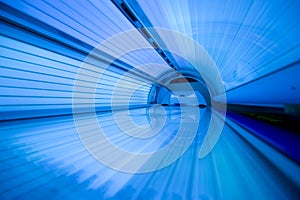 New modern tanning bed photo