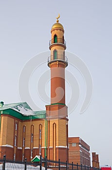 New mosque in Novosibirsk, Russian Federation.