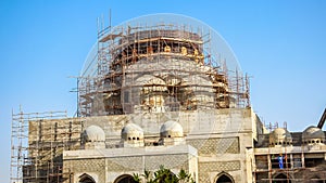 New mosque under construction, Dubai, UAE