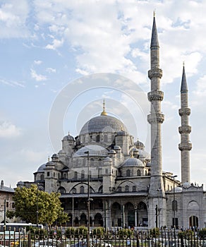 New Mosque (Yeni Cami) near Bosphorus,Istanbul,Turkey.