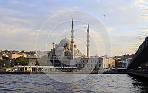 New Mosque (Yeni Cami) sunset ,Istanbul,Turkey.
