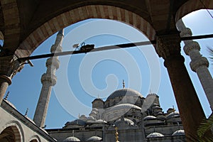 New Mosque or Yeni Camii (Istanbul, Turkey).