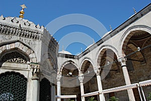 New Mosque or Yeni Camii (Istanbul, Turkey). Ablutions photo