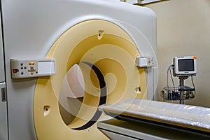 New MRI, magnetic resonance imaging in hospital