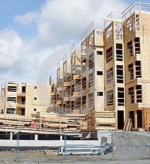 New Multi Dwelling Condominium Under Construction Home Exterior photo