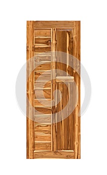 New natural teak wooden door
