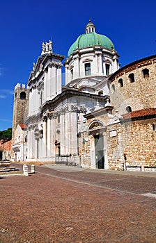 Cathedral in Brescia, Italy photo