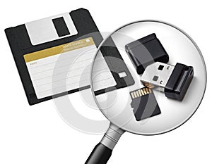 New and old data carriers