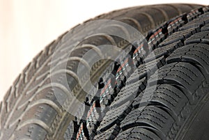 New and old winter car tires