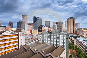 New Olreans, Louisiana, USA, Downtown City Skyline