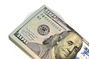 Franklin watermark on 100 bill