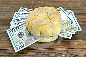 New One Hundred Dollar Bills Fresh Burger