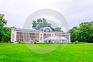 New Orangery building in the Lazienki park in Warsaw, Poland....IMAGE