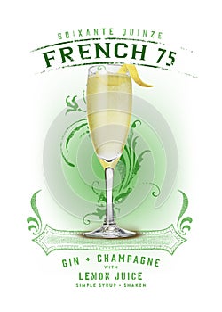 New Orleans Culture Collection French 75 Cocktail