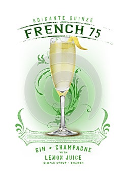 New Orleans Culture Collection French 75 Cocktail photo