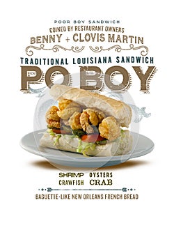 New Orleans Culture Collection PoBoy Sandwich photo