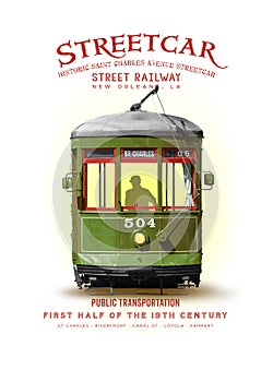 New Orleans Culture Collection Streetcar photo