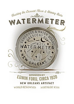 New Orleans Culture Collection Watermeter