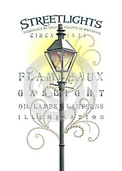 New Orleans Culture Collection Streetlight