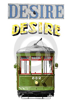 New Orleans Desire Streetcar photo