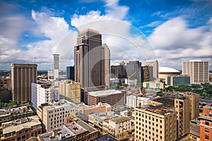 New Orleans Downtown Skyline