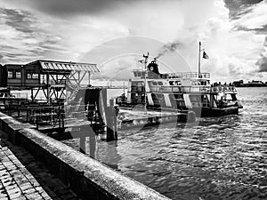 New Orleans Ferry on the Mississippi River