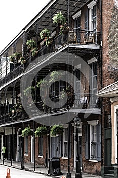 New Orleans French Quarter and its iconic balconies