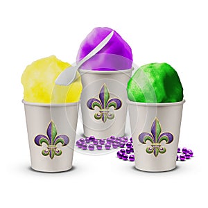 New Orleans French Quarter Louisiana Summer Summertime Snowball Ice Treat Mardi Gras Flavors