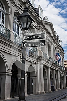 New Orleans French Quarter Street Sign