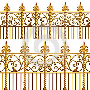 New Orleans Gold Wrought Iron photo