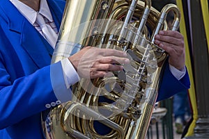 New Orleans Jazz performer on Tuba