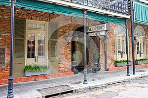 Place D'Armes Hotel on St. Ann Street in the French Quarter of New Orleans