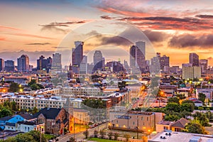 New Orleans Louisana Skyline