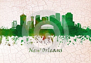 New Orleans Louisiana skyline