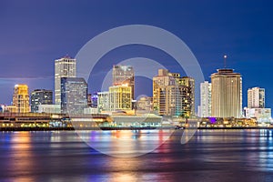 New Orleans, Louisiana, USA downtown city skyline
