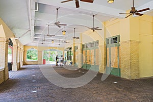 Nearly Empty Cafe Du Monde in City Park Open for Takeout