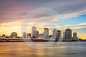 New Orleans, Louisiana, USA River Skyline