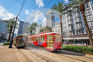 New Orleans, Louisiana, USA Street Cars