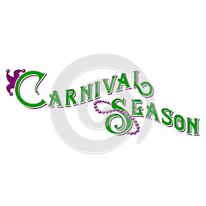 New Orleans Mardi Gras Carnival Season Design & Typography